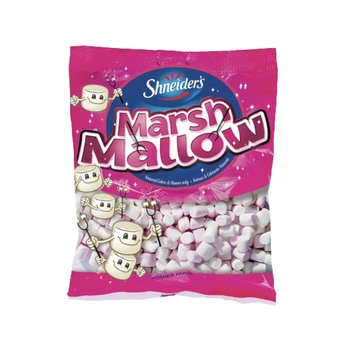 Маршмелоу бело-розовые SHNEIDERS Chamallow Rose Blanc Mini , 175 г
