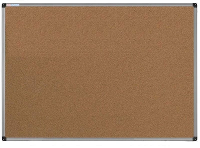Дошка коркова UkrBoards 75x100 см, алюмінієвая рама (UB75x100C)