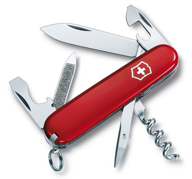 Ніж Victorinox Sportsman 84 мм 13 предметів червоний (Vx03803)