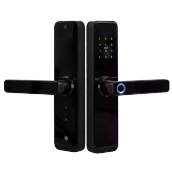 Замок для двери электронный NaviCat X9 с поддержкой приложения TUYA Black