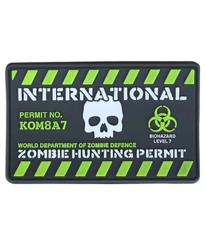 Шеврон/патч Kombat Zombie Hunting Permit