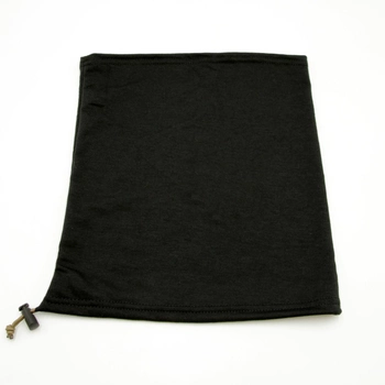 Черный Бафф мужской летний тактический, однотонный бафф маска на затяжке, качественная маска-бафф ВСУ (ЗСУ)