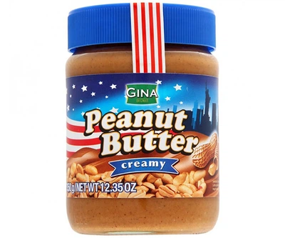 Арахісова паста Gina Creamy 350 г кремоподібна peanut butter