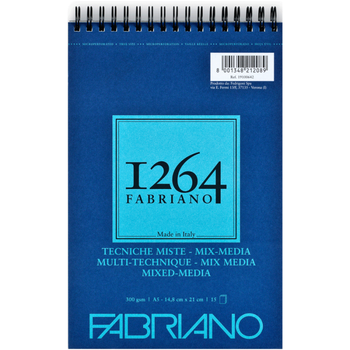 Альбом на спіралі Mix Media 1264 Fabriano 15л 300г А5