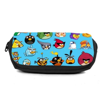 Школьный пенал Angry Birds 007 органайзер универсальный (ANG-007-black) черный