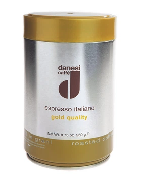 Кофе Gold в зернах Danesi, 0,25 кг, жестяная банка (1010310_New)