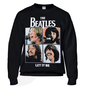 Толстовка свитшот Talisman BEATLES Let It Be Черный XXL (TSW019)