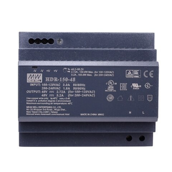 Блок питания Mean Well на DIN-рейку 153.6W DC48V IP20 (HDR-150-48)