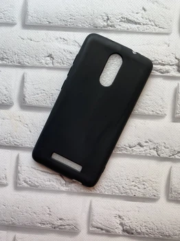 Силиконовый чехол для Xiaomi Redmi Note 3 / Note 3 Pro Черный