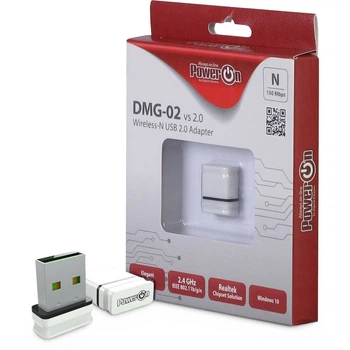 Адаптер мережі PowerOn DMG-02, USB, Wi-Fi 4 до 150 Мб/с (DMG-02)