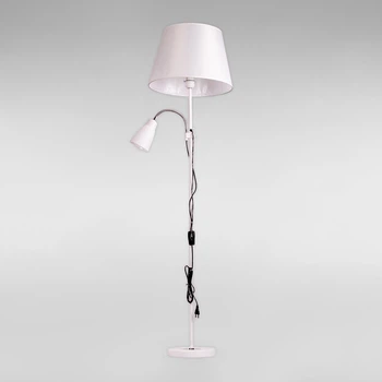 Светильник напольный Торшер с абажуром SWT-18411/BASE+SHADE WH H1600*D400 белый