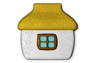Пластикова форма для мила "Українська хатинка"