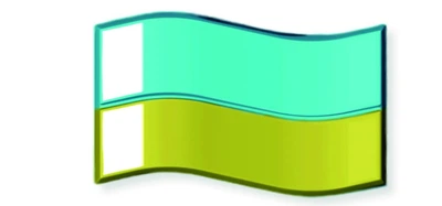 Пластикова форма для мила "Прапор України"
