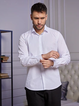 Сорочка для чоловіків біла класична BROSTEM 1LBM4-ТС2*** S