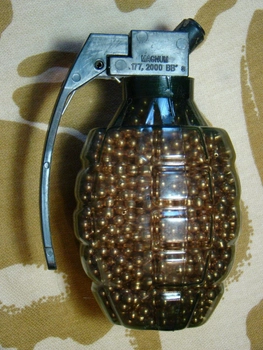 Кульки сталеві обміднені Граната, 2000 шт