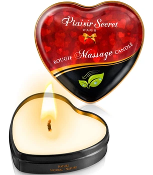 Масажна свічка Plaisirs Secrets Natural без запаху 35 мл