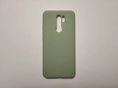 Чехол TPU Matte для Xiaomi Redmi 9 бампер светло-зеленый