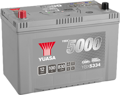 Автомобильный аккумулятор Yuasa 12V 100Ah Silver High Performance Battery Japan YBX5334 (1) (YBX5334)