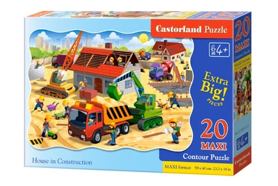 Пазл Castorland Дом в строительстве, Puzzle Maxi