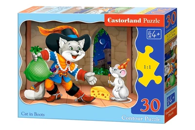 Пазлы 30 элементов Castorland 03730 Кот в сапогах