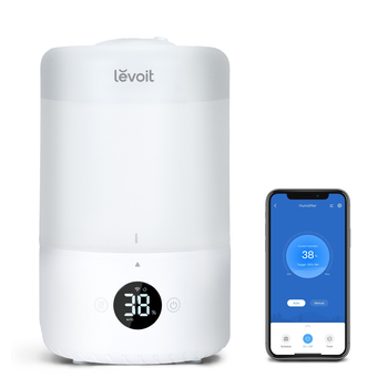 Зволожувач повітря LEVOIT Dual 200S Smart з верхнім заливанням води та Wi-Fi керуванням, до 35 м²