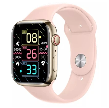 Смарт часы Airplus GS8 mini 41mm Smart Watch 8 series ROSE GOLD. Умные фитнес часы.