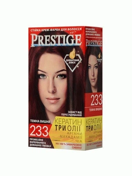 Крем краска для волос Prestige 233 Темная вишня 115 мл
