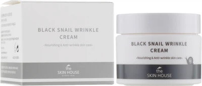 Живильний крем із колагеном та муцином чорної улитки - The Skin House Black Snail Wrinkle Cream 50ml (605113-46785)