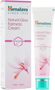 Крем для вирівнювання кольору обличчя - Himalaya Herbals Natural Glow Fairness Cream 25g (289447-83878)