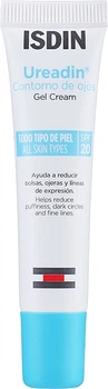 Гель для шкіри навколо очей Isdin Ureadin Eye Contour SPF20 з вітаміном Е 15 мл (8470003913423)