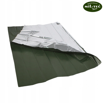 Одеяло военное тактическое для выживание фольгированное Mil-tec 215 x 130 см