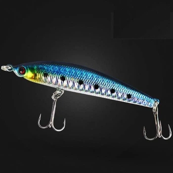 Воблер The brave Fishinglure 7,5 г 85 мм заглубление 50-150 см серебристо-синий