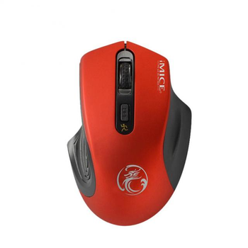 Беспроводная игровая мышь iMice G-1800 Silent мышка 2000dpi красная