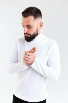 Гольф однотонний Vancho CASTLE білий XL