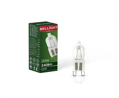 Галогенна лампа G9 230V 20W clear