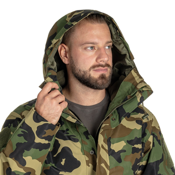 Куртка Mil-Tec Тепла Тактична Ecwcs Wet Weather Gen.II З Підкладкою Woodland L