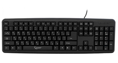 Клавиатура проводная Gembird KB-U-103-UA (USB) Black