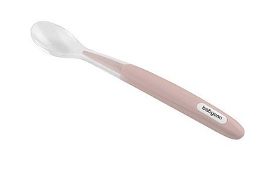 Ложка силіконова BabyOno, бежевий (1069)