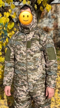 Зимняя форма Штаны+куртка softshell Ukr-Tac пиксель XL