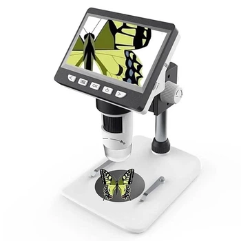 Цифровой микроскоп с LCD экраном inskam-307 с 50-1000-кратным увеличением, LED подсветка, Поддержка ПК
