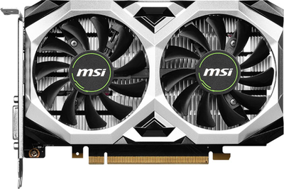 Відеокарта MSI PCI-Ex GeForce GTX 1630 Ventus XS 4G OC 4GB GDDR6 (64bit) (1815/12000) (HDMI, DisplayPort, DVI-D) (GeForce GTX 1630 VENTUS XS 4G OC)