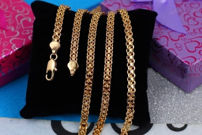 Цепь Xuping Jewelry бисмарк 45 см 5 мм золотистая