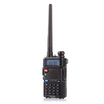 Рація портативна Baofeng UV-5R VHF/UHF 8 Вт 1800 mAh Чорна
