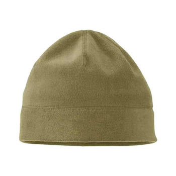 Комплект тактичний флісова шапка, бафф та рукавички для військових та армії Бежевий