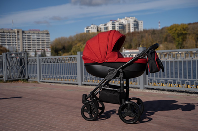 Детская коляска 2 в 1 Angelina Discovery Evolution красная DE-23