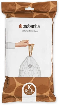 Набір пакетів для сміття (10-12 л), "X", 40 шт Brabantia 138041