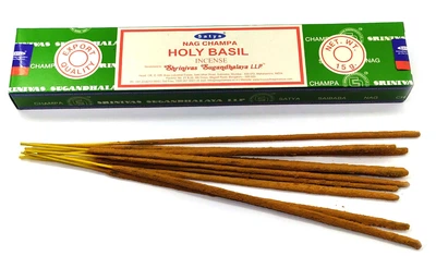 Благовоние "Holly Basil" "Священный Базилик" 15 гр Satya масала 33783