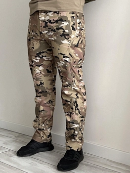 Военные тактические штаны SoftShell MultiCam Софт Шелл Мультикам M
