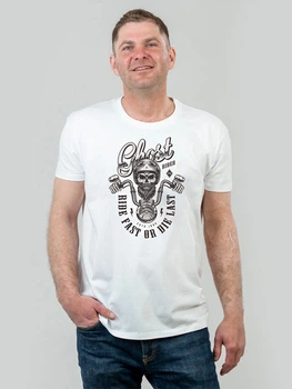 Футболка Sol's Imperial 190 Ghost rider DTF11500102/156 XXL Біла (3609374920258)