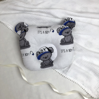 Подушка для годування ортопедична Baby Comfort Ведмедик Boy